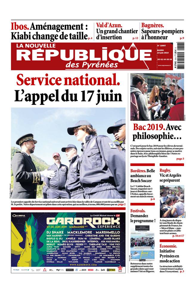 La Nouvelle République des Pyrénées 18 juin 2019 La Nouvelle République des Pyrénées du 18 juin 2019