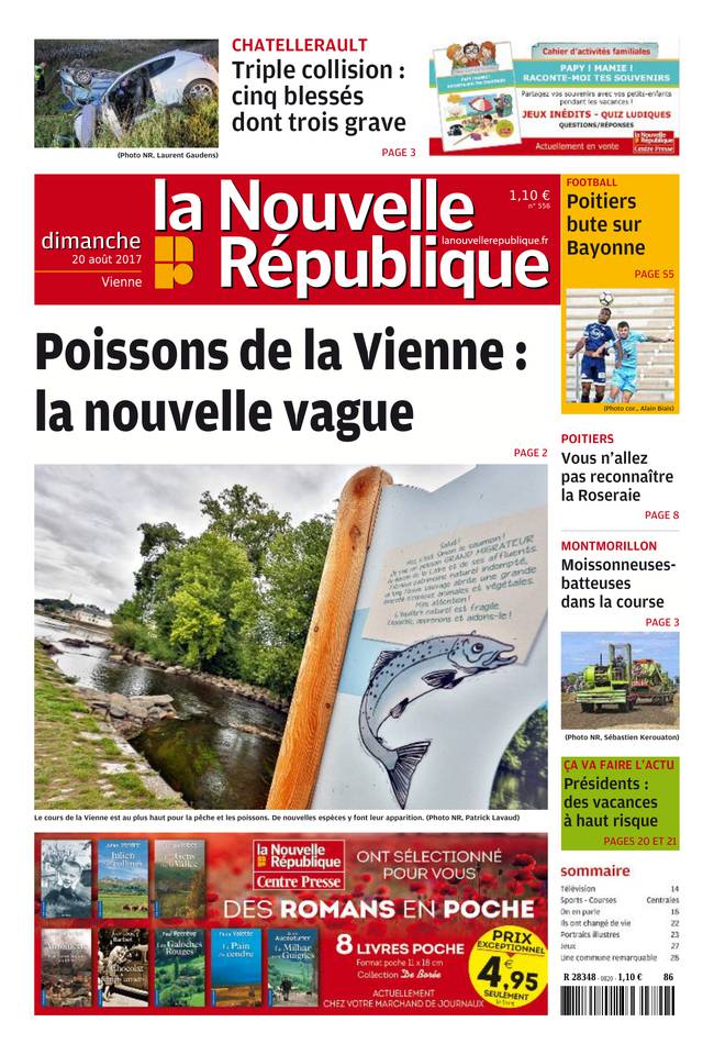 La Nouvelle République Dimanche 20 août 2017 Abonnement La Nouvelle République Pas Cher avec BOUQUET ePresse.fr
