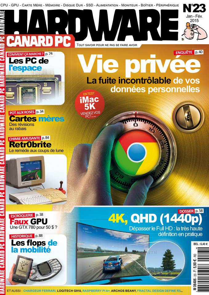 Canard PC Hardware 20 décembre 2014 Canard PC Hardware N°23 du 20 décembre 2014 à télécharger sur iPad
