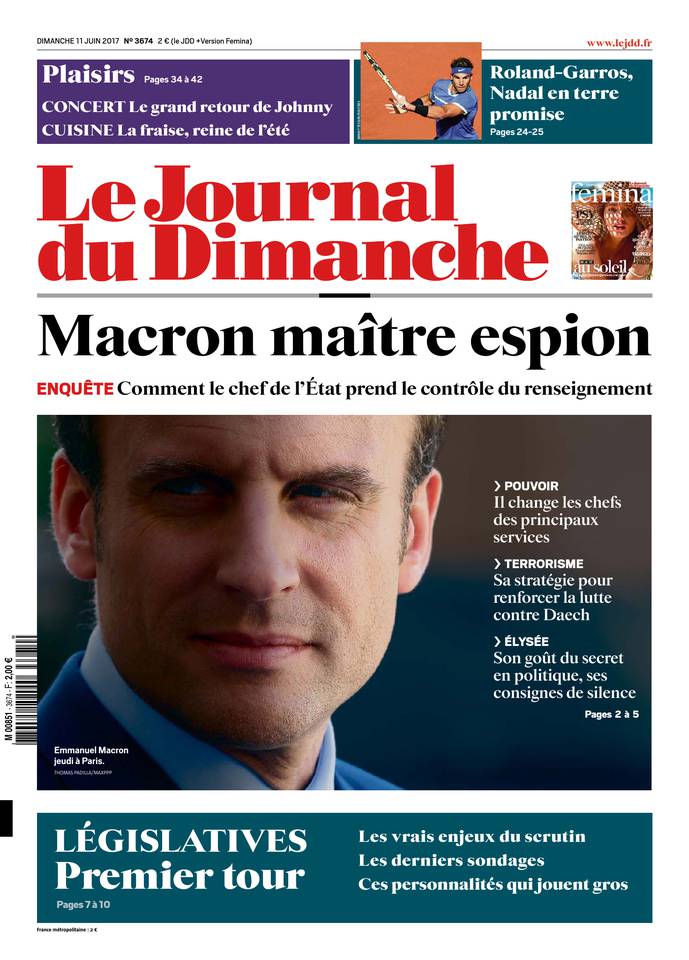 Le Journal du Dimanche 11 juin 2017 Le Journal du Dimanche N°3674 du 11 juin 2017 à télécharger sur iPad