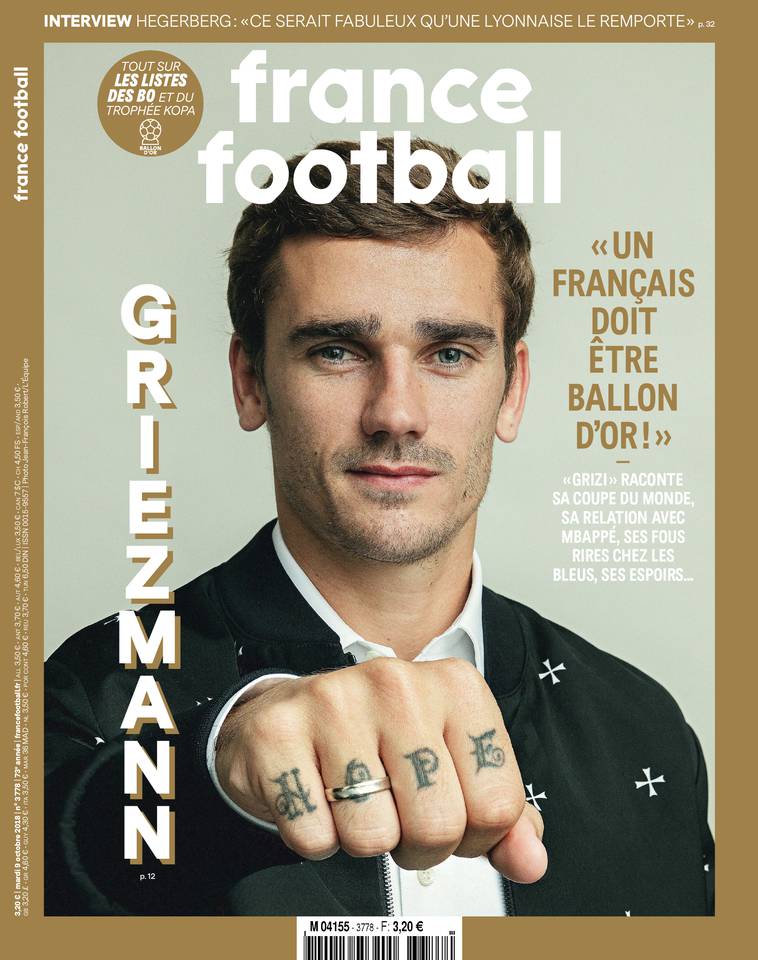 France Football 09 octobre 2018 France Football du 09 octobre 2018 à télécharger sur iPad