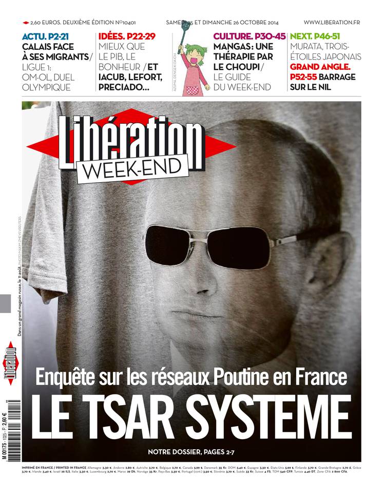 Libération 25 octobre 2014 Libération du 25 octobre 2014 à télécharger sur iPad