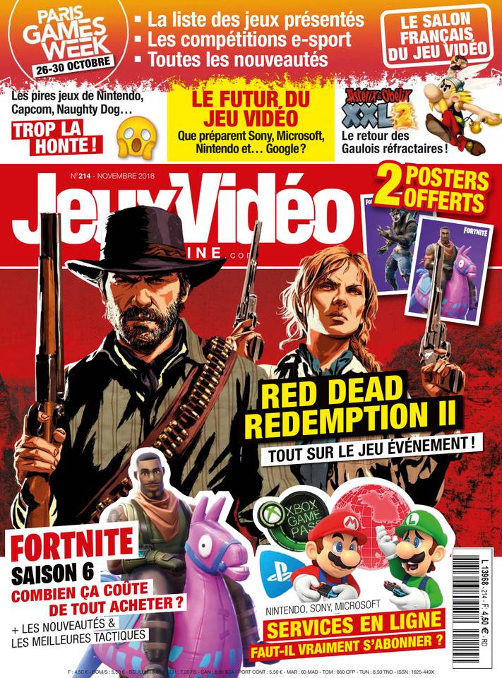 Jeux Vidéo Magazine 26 octobre 2018 Abonnement Jeux Vidéo Mag Pas Cher avec le BOUQUET À LA CARTE ePresse.fr
