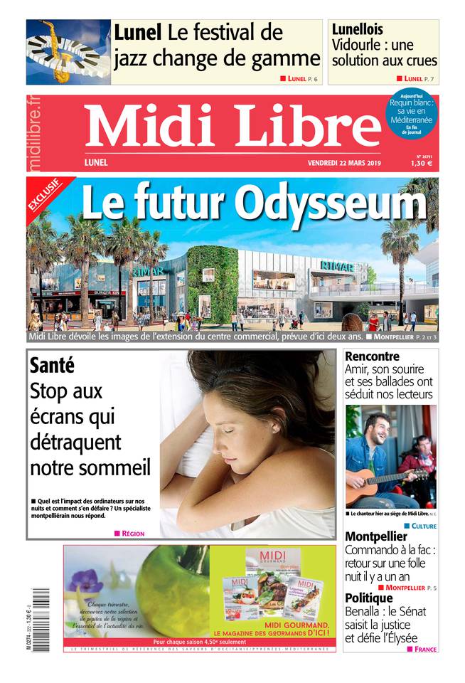 Midi Libre 22 mars 2019 Abonnement à Midi Libre Pas Cher avec le BOUQUET INFO ePresse.fr
