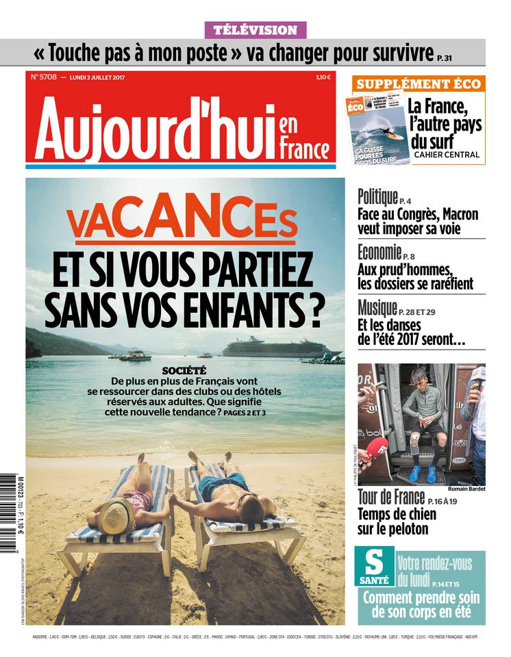 Aujourd'hui en France 03 juillet 2017 Aujourd'hui en France du 03 juillet 2017 à télécharger sur iPad