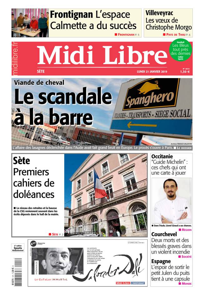 Midi Libre 21 janvier 2019 Abonnement à Midi Libre Pas Cher avec le BOUQUET INFO ePresse.fr