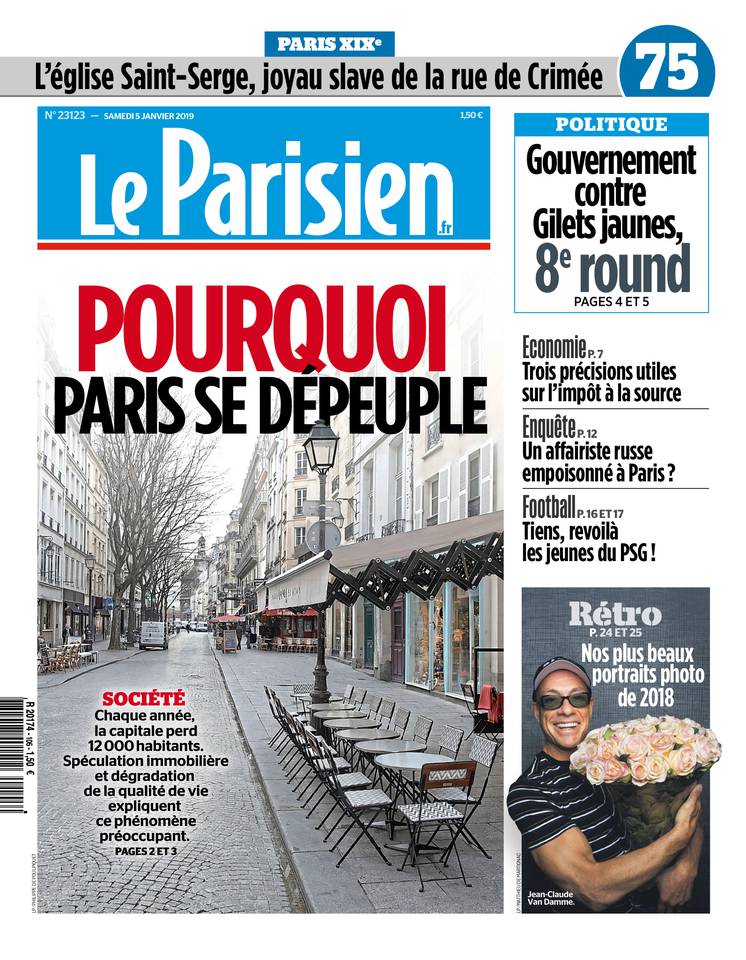 Le Parisien 05 janvier 2019 Le Parisien du 05 janvier 2019 à télécharger sur iPad