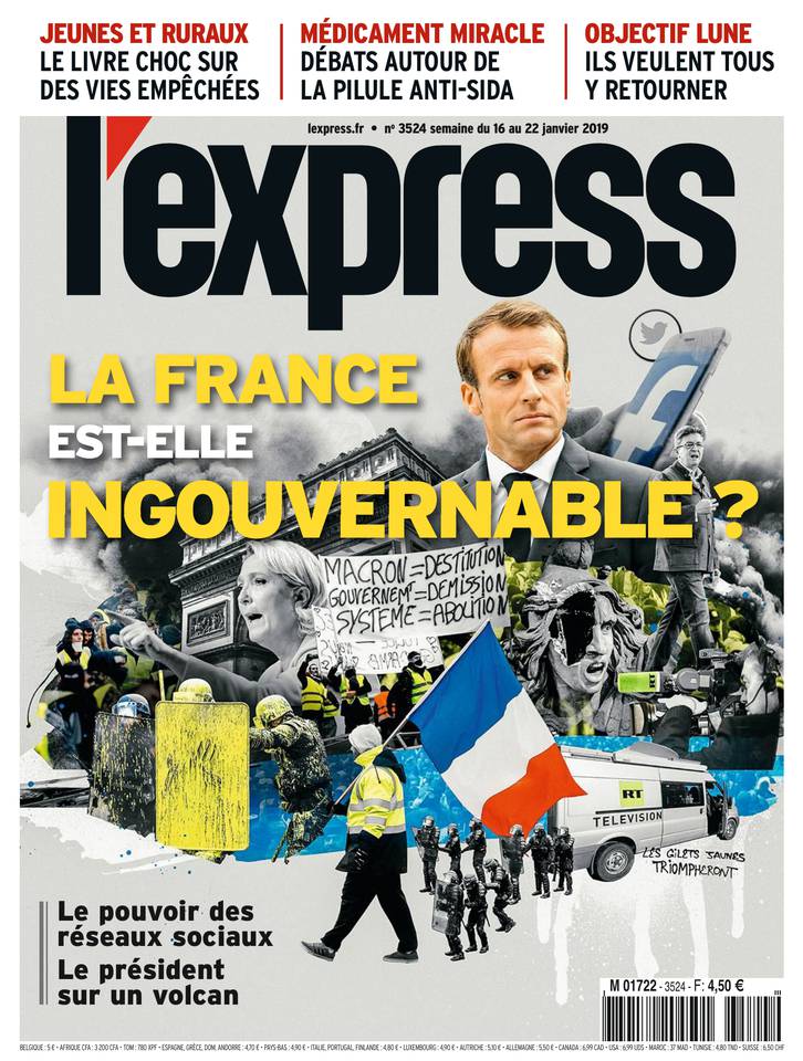 L'Express 16 janvier 2019 L'Express N°3524 du 16 janvier 2019 à télécharger sur iPad