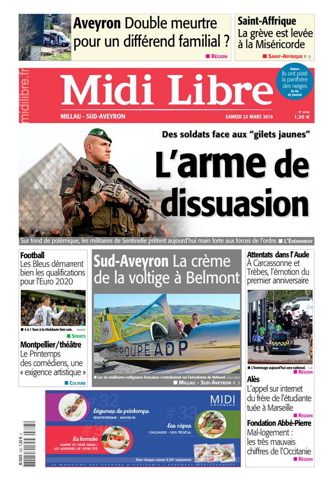 Midi Libre 23 mars 2019 Abonnement à Midi Libre Pas Cher avec le BOUQUET INFO ePresse.fr
