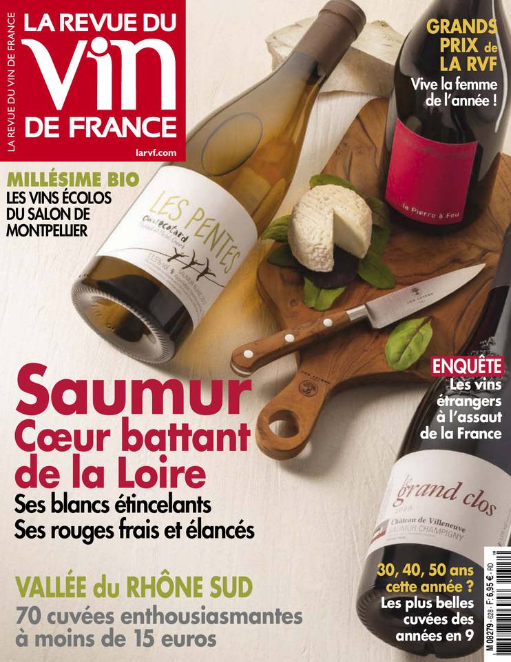 La Revue du Vin de France 11 janvier 2019 Abonnement Revue du Vin de France Pas Cher avec le BOUQUET ePresse.fr