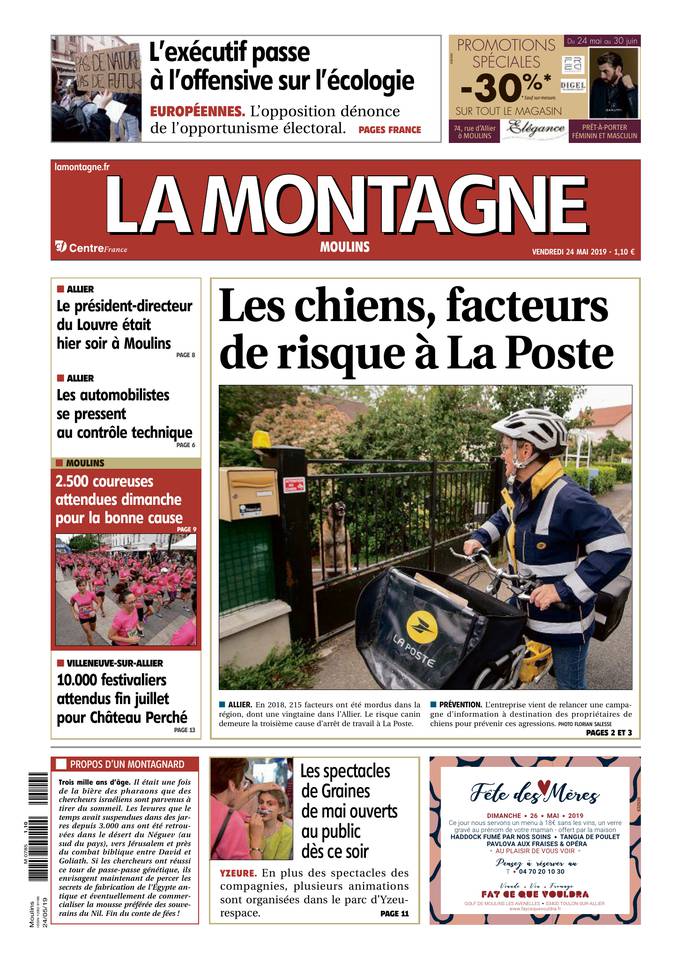 La Montagne 24 mai 2019 Abonnement La Montagne Pas Cher avec le BOUQUET INFO ePresse.fr