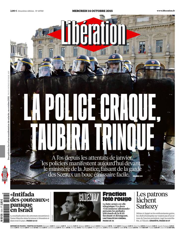 Libération 14 octobre 2015 Libération du 14 octobre 2015 à télécharger sur iPad