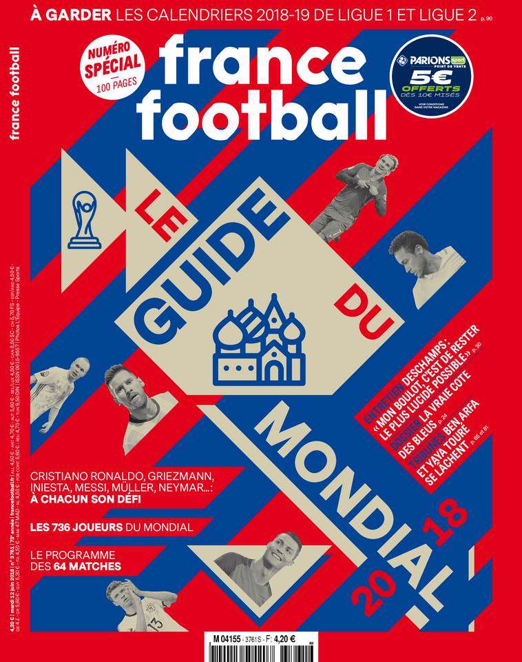 France Football 12 juin 2018 France Football du 12 juin 2018 à télécharger sur iPad