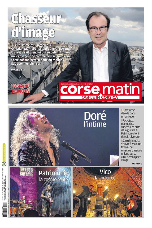 Corse Matin île 22 juillet 2018 Corse Matin île du 22 juillet 2018