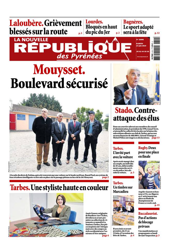 La Nouvelle République des Pyrénées 15 juin 2019 La Nouvelle République des Pyrénées du 15 juin 2019