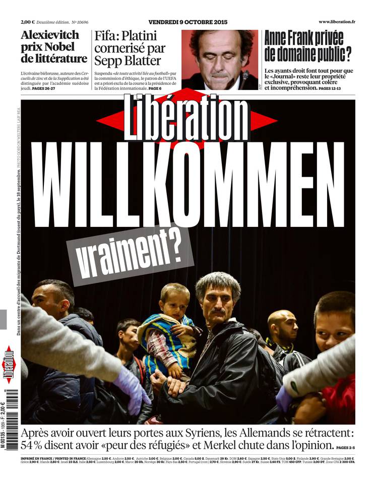 Libération 09 octobre 2015 Libération du 09 octobre 2015 à télécharger sur iPad