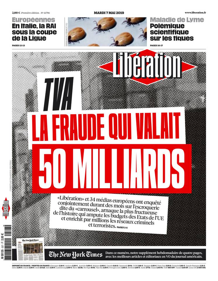 Libération 07 mai 2019 Libération du 07 mai 2019 à télécharger sur iPad