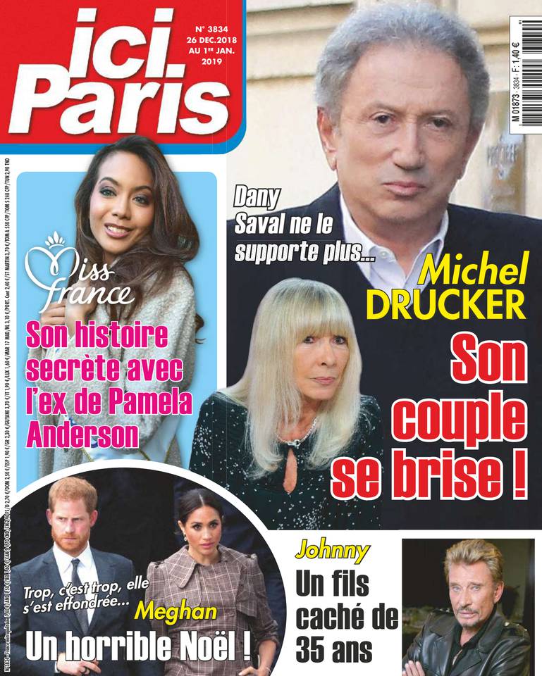 Ici Paris 26 décembre 2018 Ici Paris N°3834 du 26 décembre 2018 à télécharger sur iPad