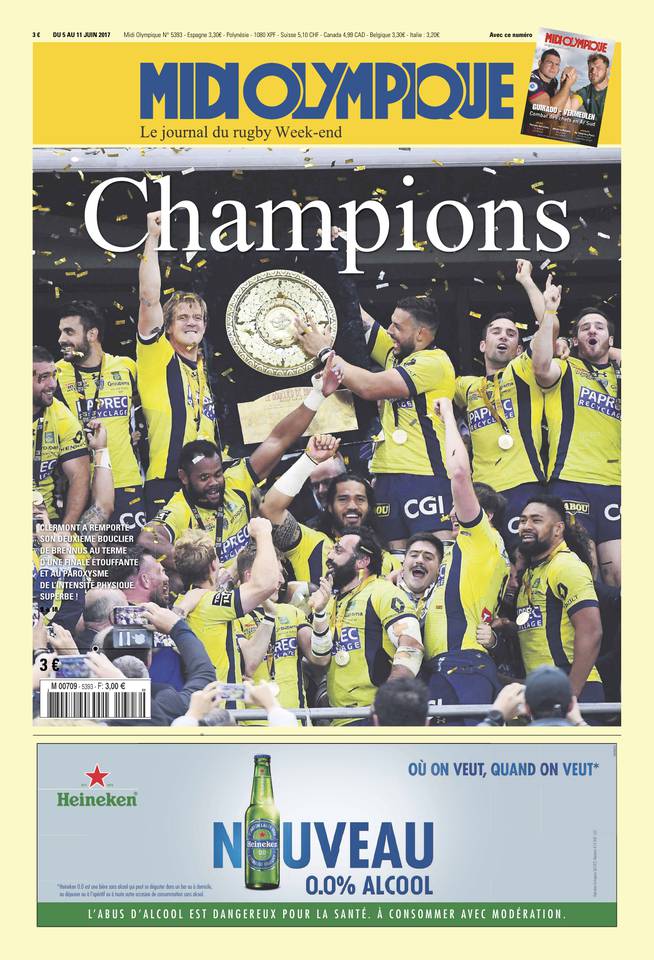 Midi Olympique Rouge 05 juin 2017 Midi Olympique Rouge du 05 juin 2017 à télécharger sur iPad