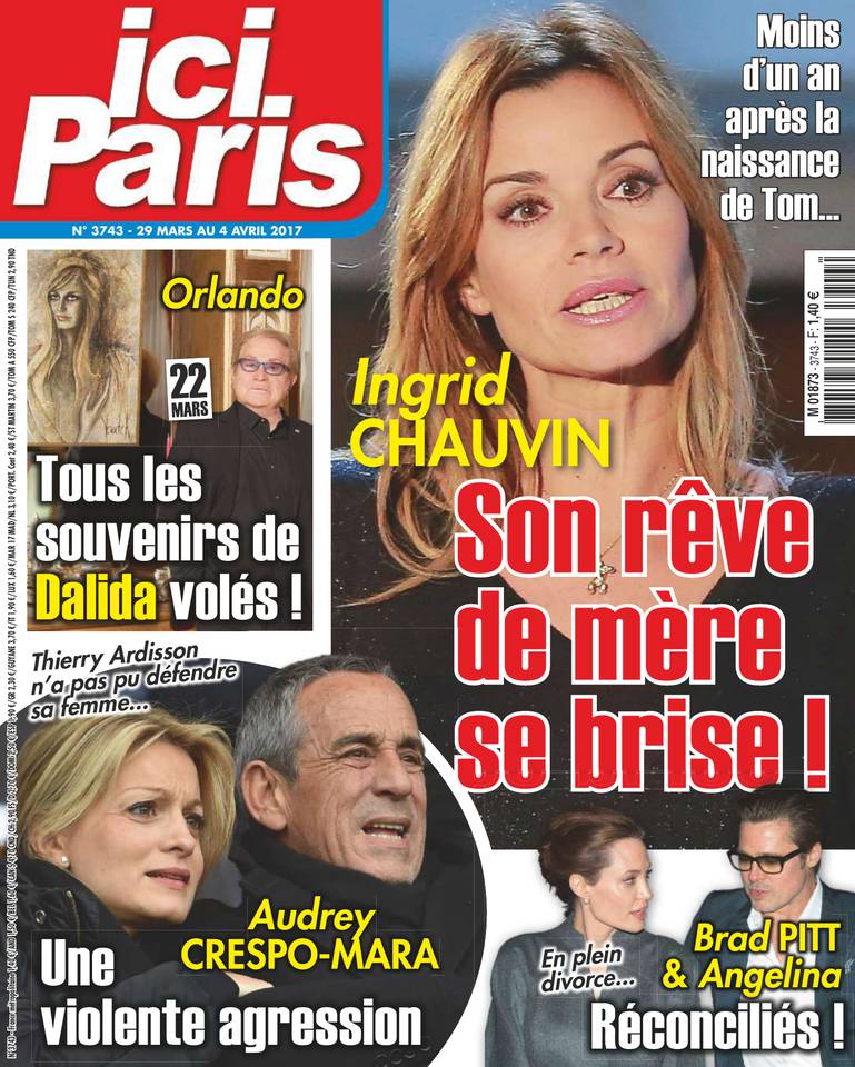 Ici Paris 29 mars 2017 Ici Paris N°3743 du 29 mars 2017 à télécharger sur iPad