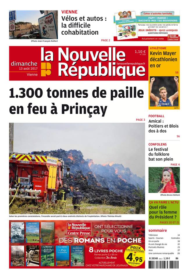 La Nouvelle République Dimanche 13 août 2017 La Nouvelle République Dimanche du 13 août 2017 à télécharger sur iPad