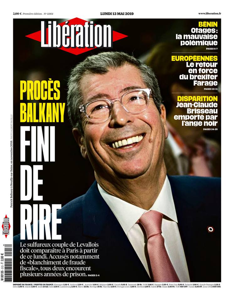 Libération 13 mai 2019 Libération du 13 mai 2019 à télécharger sur iPad