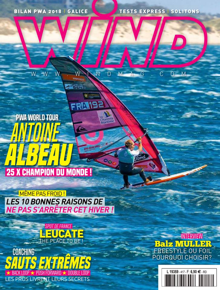 Wind Magazine 10 octobre 2018 Abonnement Wind Mag Pas Cher avec le BOUQUET ePresse.fr
