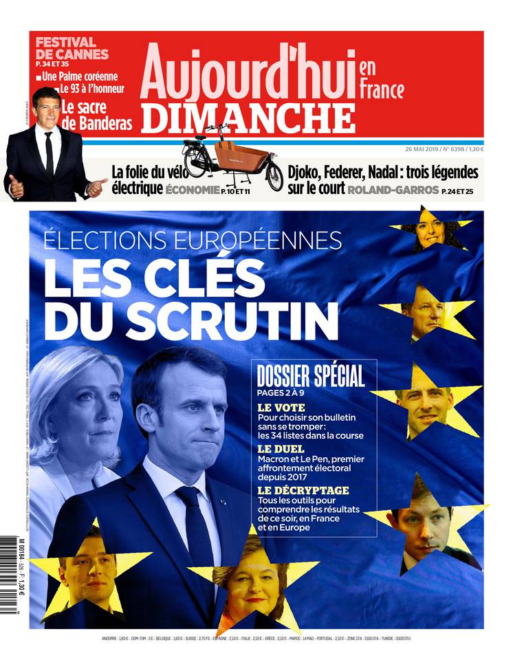 Aujourd'hui en France 26 mai 2019 Aujourd'hui en France du 26 mai 2019 à télécharger sur iPad