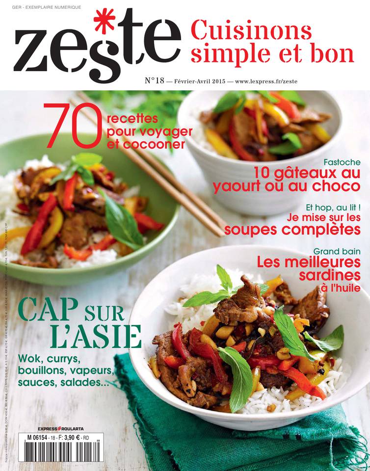 Zeste 13 février 2015 Zeste N°18 du 13 février 2015 à télécharger sur iPad