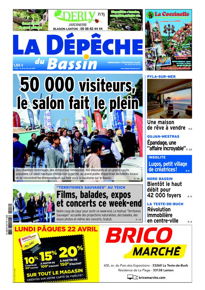 La Dépêche du Bassin 17 avril 2019 Abonnement La Dépêche du Bassin Pas Cher avec BOUQUET INFO ePresse.fr