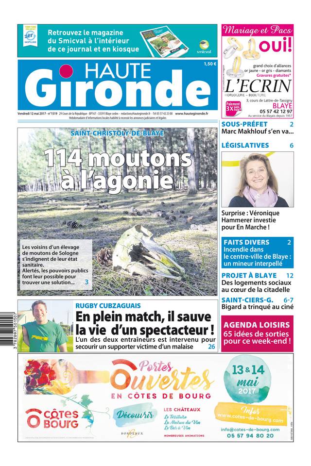 Haute Gironde 12 mai 2017 Haute Gironde du 12 mai 2017 à télécharger sur iPad