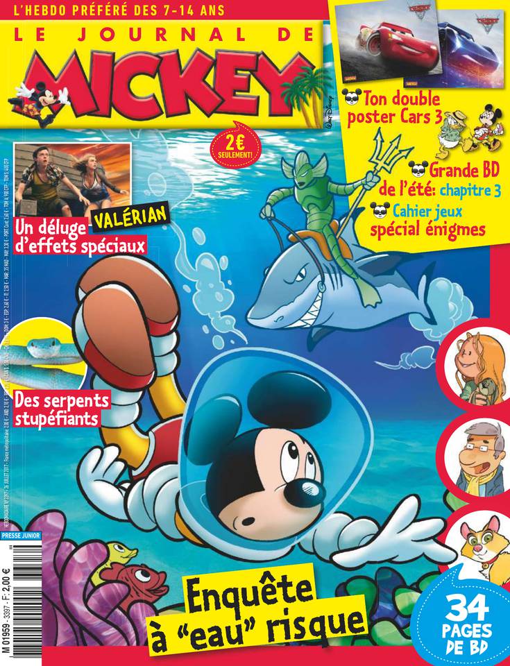 Le Journal de Mickey 26 juillet 2017 Le Journal de Mickey N°3397 du 26 juillet 2017 à télécharger sur iPad