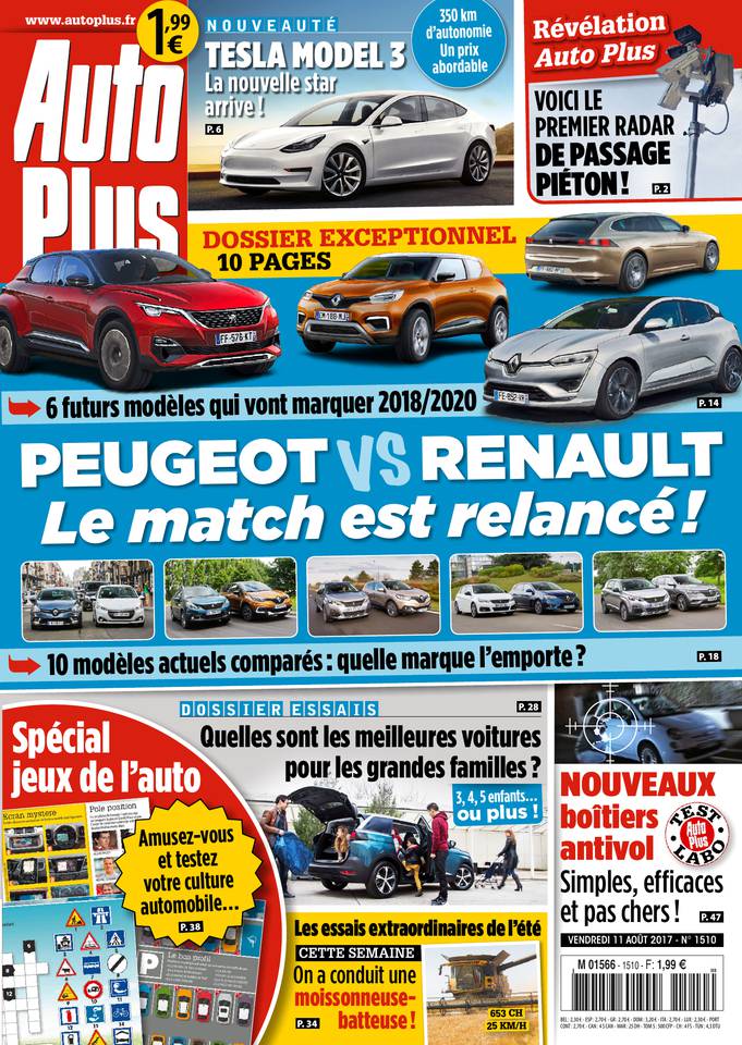 Auto Plus 11 août 2017 Auto Plus N°1510 du 11 août 2017 à télécharger sur iPad