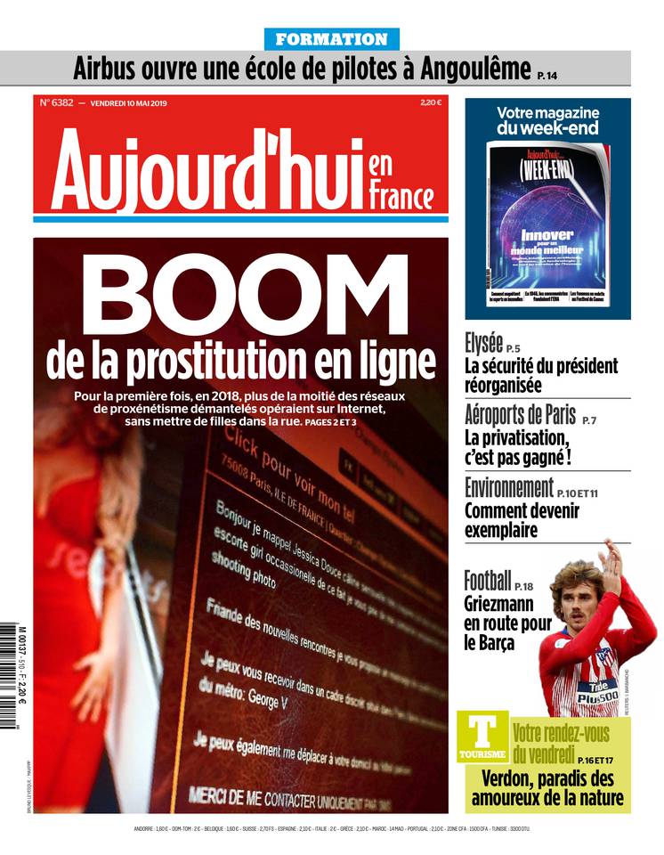 Aujourd'hui en France 10 mai 2019 Aujourd'hui en France du 10 mai 2019 à télécharger sur iPad