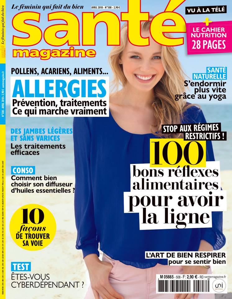 Santé Magazine 01 mars 2018 Santé Magazine N°508 du 01 mars 2018 à télécharger sur iPad