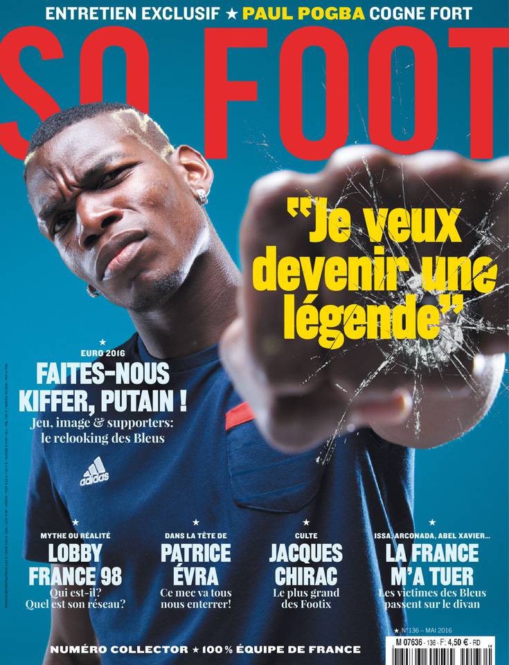 SO FOOT 28 avril 2016 SO FOOT N°136 du 28 avril 2016 à télécharger sur iPad