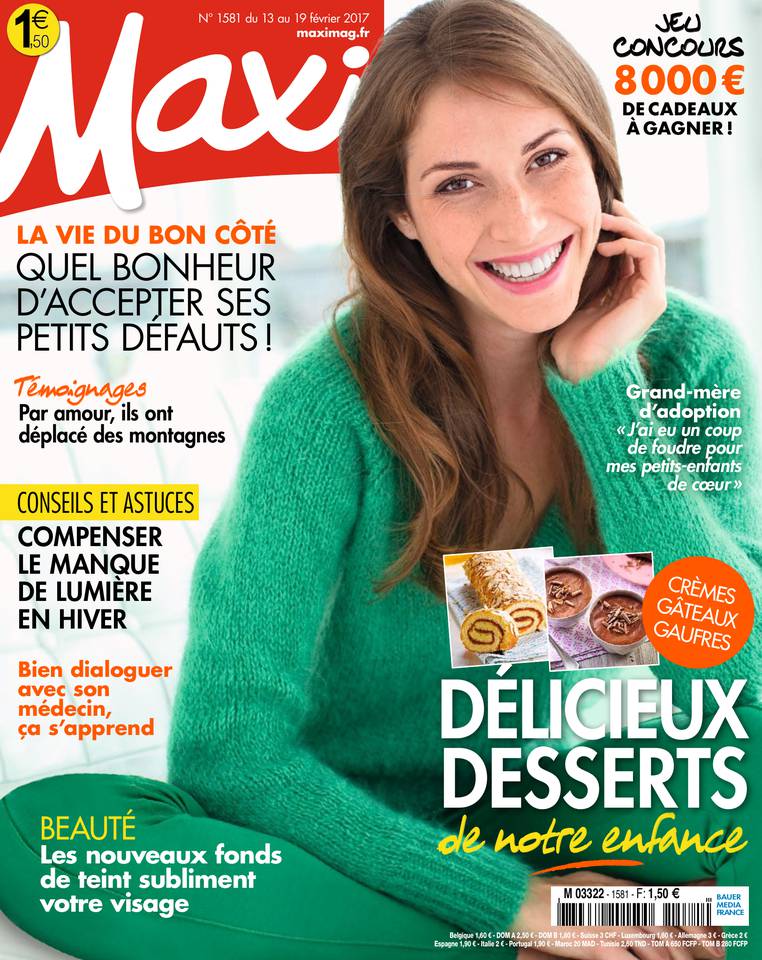 MAXI 13 février 2017 MAXI N°1581 du 13 février 2017 à télécharger sur iPad