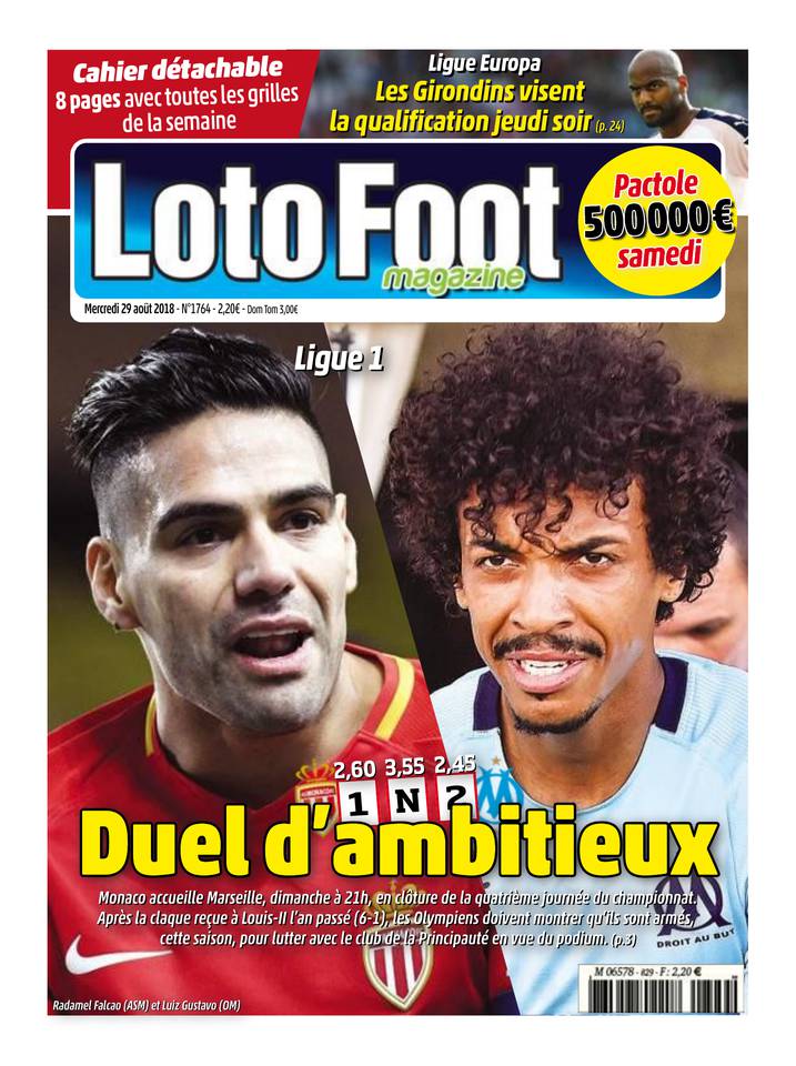 Loto Foot Magazine 29 août 2018 Loto Foot Magazine du 29 août 2018 à télécharger sur iPad