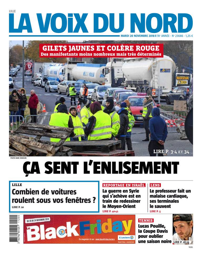 La Voix du Nord 20 novembre 2018 La Voix du Nord du 20 novembre 2018 à télécharger sur iPad
