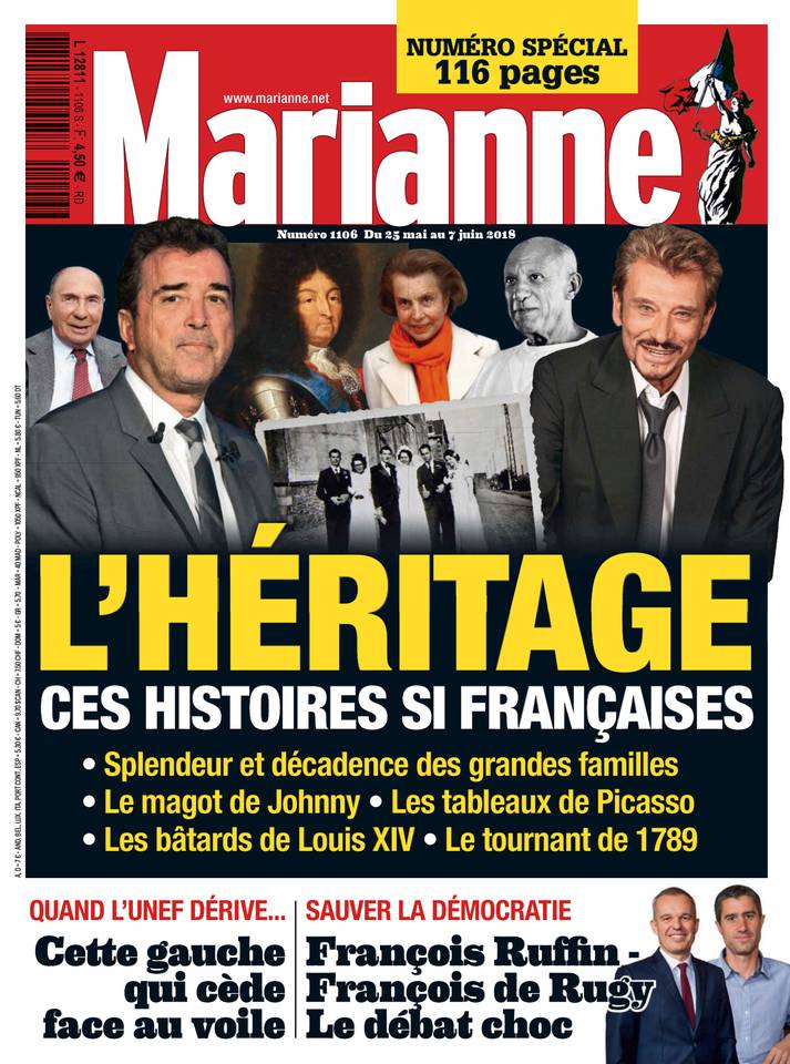 Marianne 25 mai 2018 Marianne N°1106 du 25 mai 2018 à télécharger sur iPad
