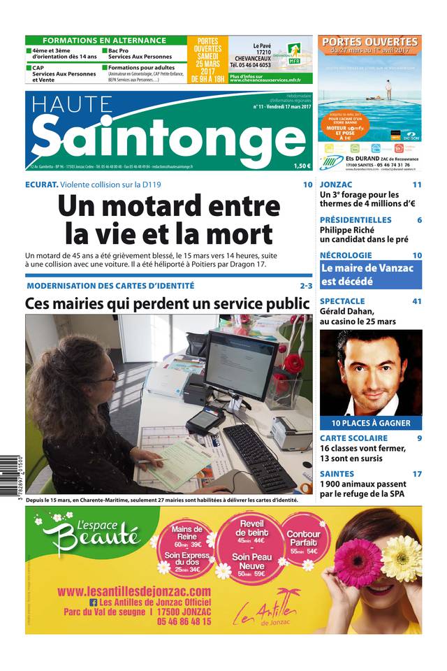 Haute Saintonge 17 mars 2017 Haute Saintonge du 17 mars 2017 à télécharger sur iPad