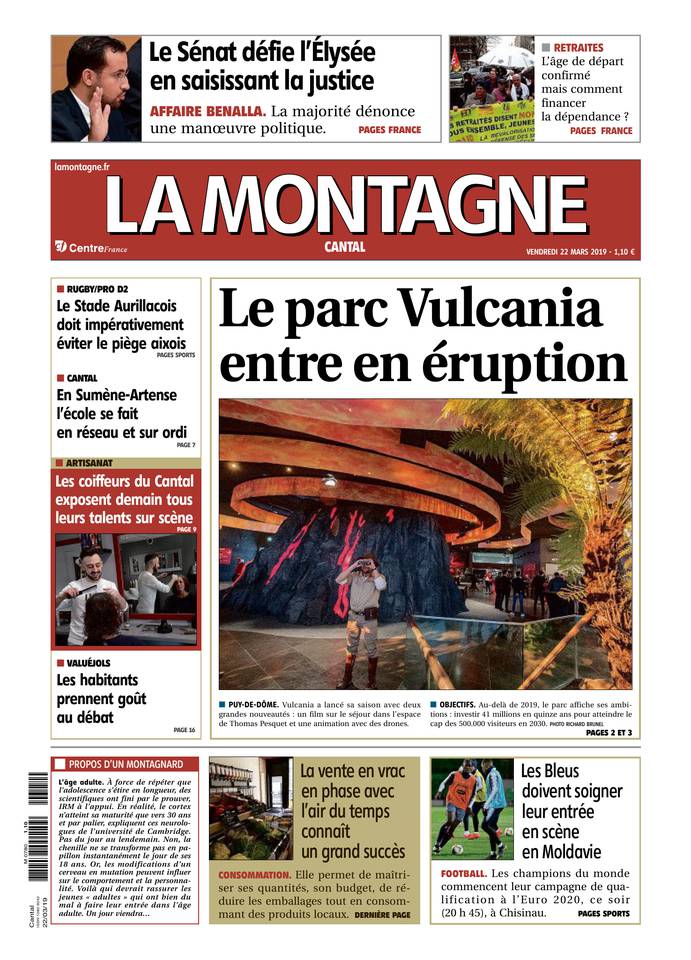 La Montagne 22 mars 2019 Abonnement La Montagne Pas Cher avec le BOUQUET INFO ePresse.fr
