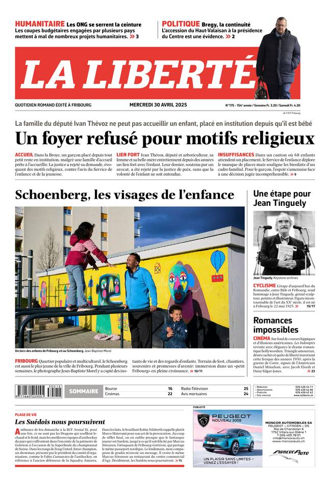 Couverture du magazine en date du 2025-04-30