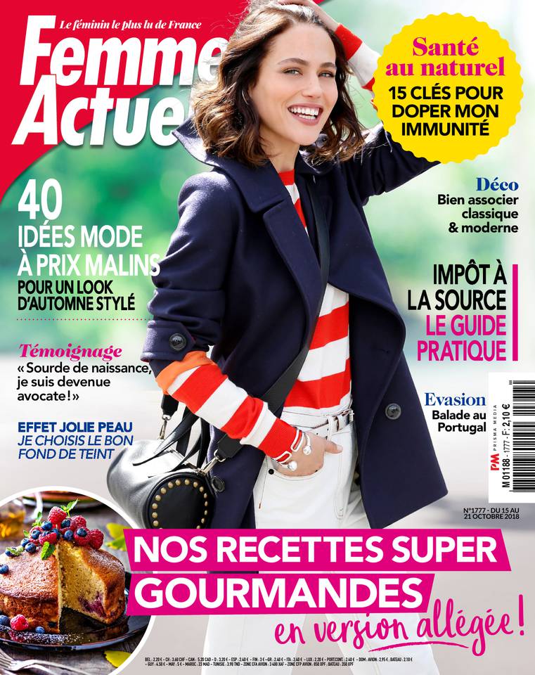 Femme Actuelle 15 octobre 2018 Abonnement à Femme Actuelle Pas Cher avec le BOUQUET ePresse.fr