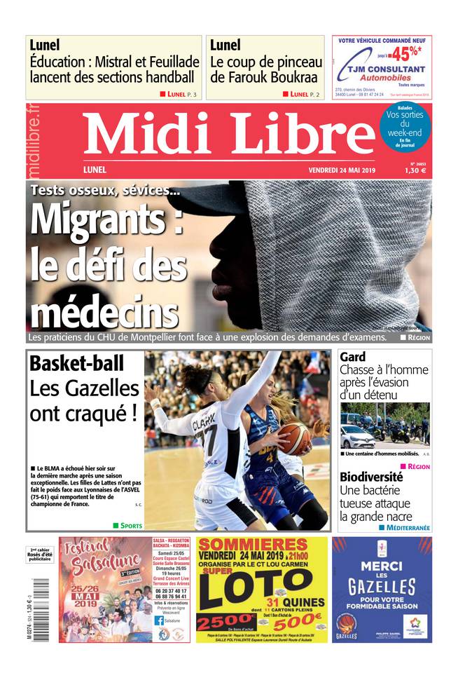 Midi Libre 24 mai 2019 Abonnement à Midi Libre Pas Cher avec le BOUQUET INFO ePresse.fr