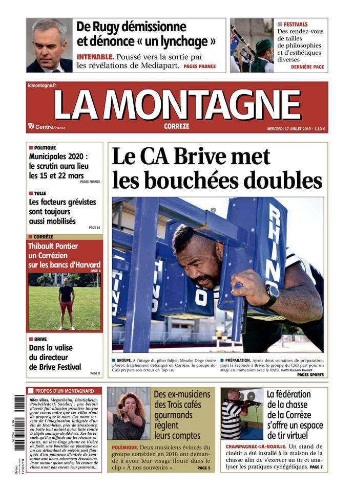 La Montagne 17 juillet 2019 Abonnement La Montagne Pas Cher avec le BOUQUET INFO ePresse.fr