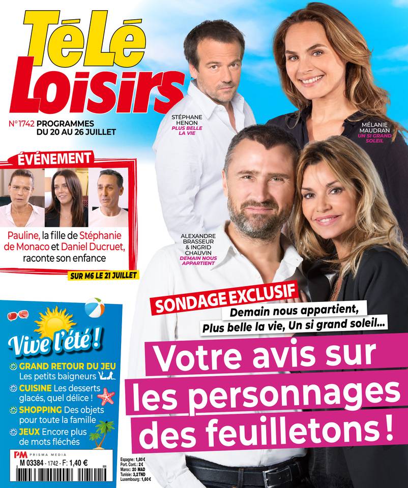 Télé Loisirs 15 juillet 2019 Abonnement Télé Loisirs Pas Cher avec le BOUQUET ePresse.fr