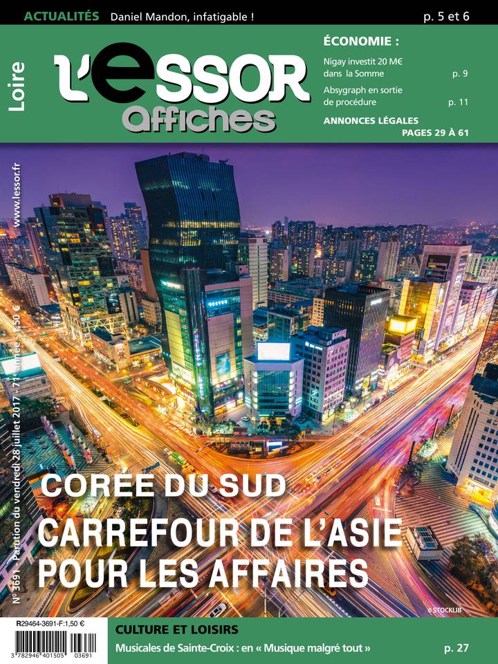 L'Essor Affiches LOIRE 28 juillet 2017 L'Essor Affiches LOIRE du 28 juillet 2017 à télécharger sur iPad