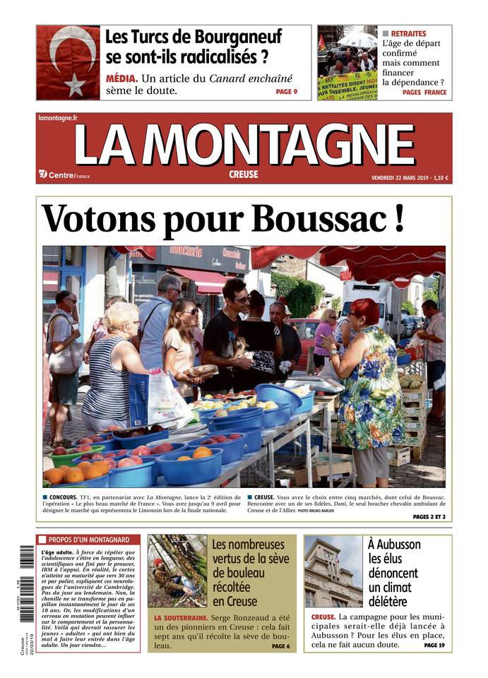 La Montagne 22 mars 2019 Abonnement La Montagne Pas Cher avec le BOUQUET INFO ePresse.fr