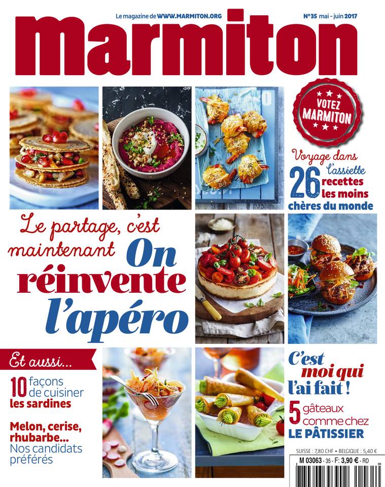 Marmiton Magazine 28 avril 2017 Abonnement Marmiton Pas Cher avec le BOUQUET À LA CARTE ePresse.fr